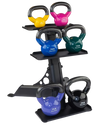Body Solid KBVS70PACK Vinyl Coated Kettlebell Set 5-20 lb. with GDKR50 (New)