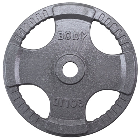 Body Solid OST355 Cast Iron Grip Plate Set - 355 lbs. (plates only) (New)