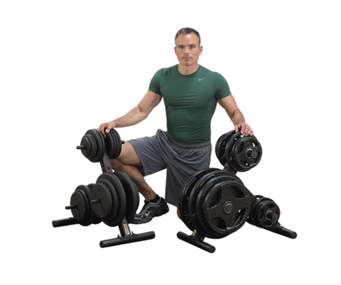Body Solid OWT24 Olympic Plate Tree (New)