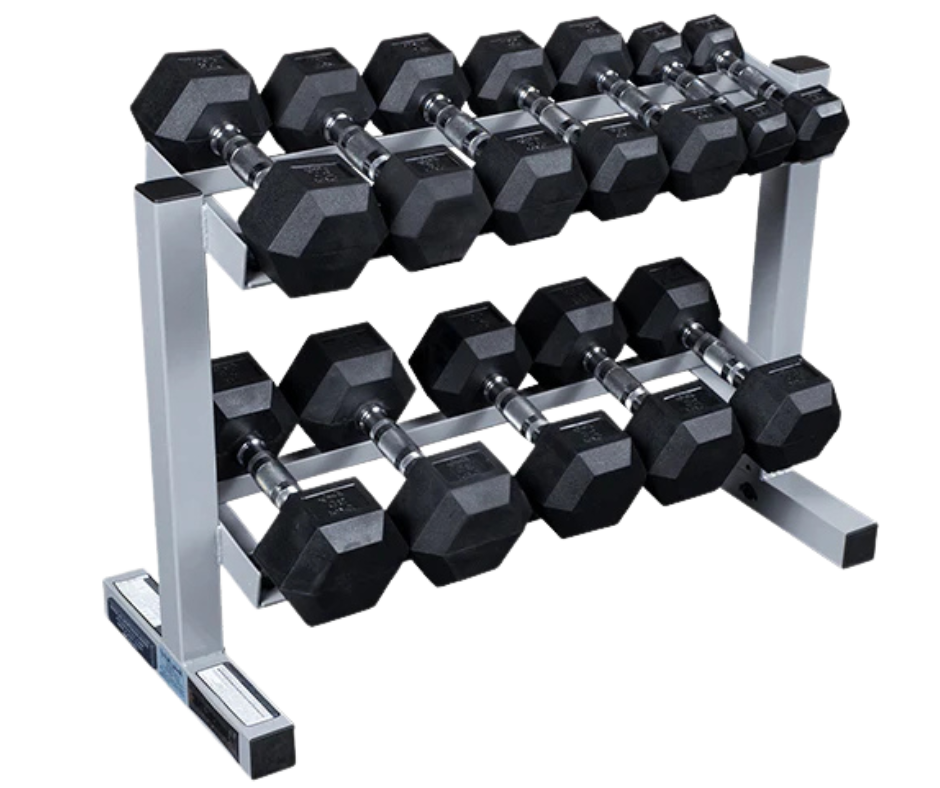 Body Solid PDR282X Powerline Dumbbell Rack (New)