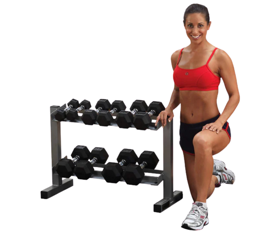 Body Solid PDR282X Powerline Dumbbell Rack (New)