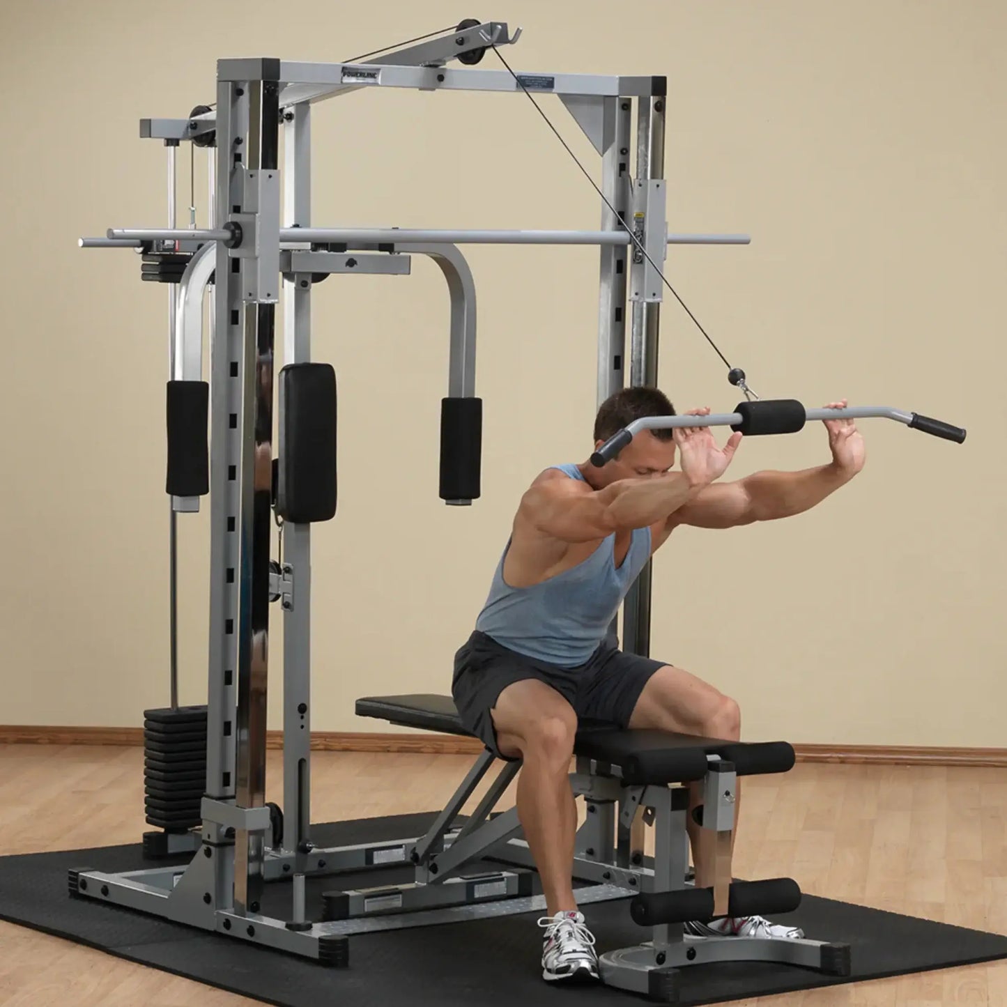 Body-Solid PLA144X Lat Attachment for Powerline Smith Machine (New)