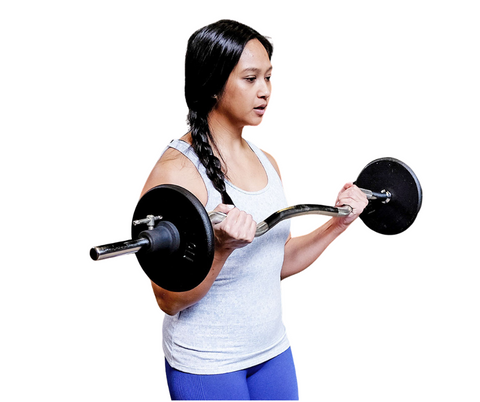 Body-Solid RB47 Standard Curl Bar- Chrome (New)