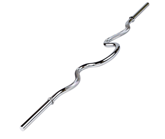 Body-Solid RB48 Standard Super Curl Bar- Chrome (New)