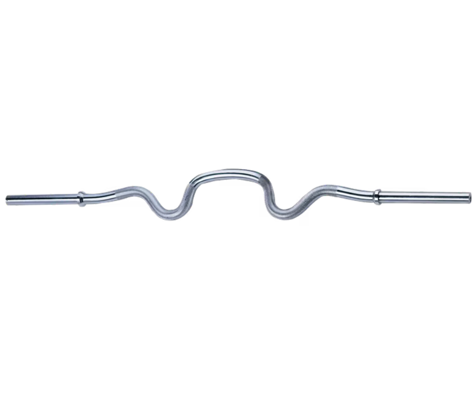 Body-Solid RB48 Standard Super Curl Bar- Chrome (New)
