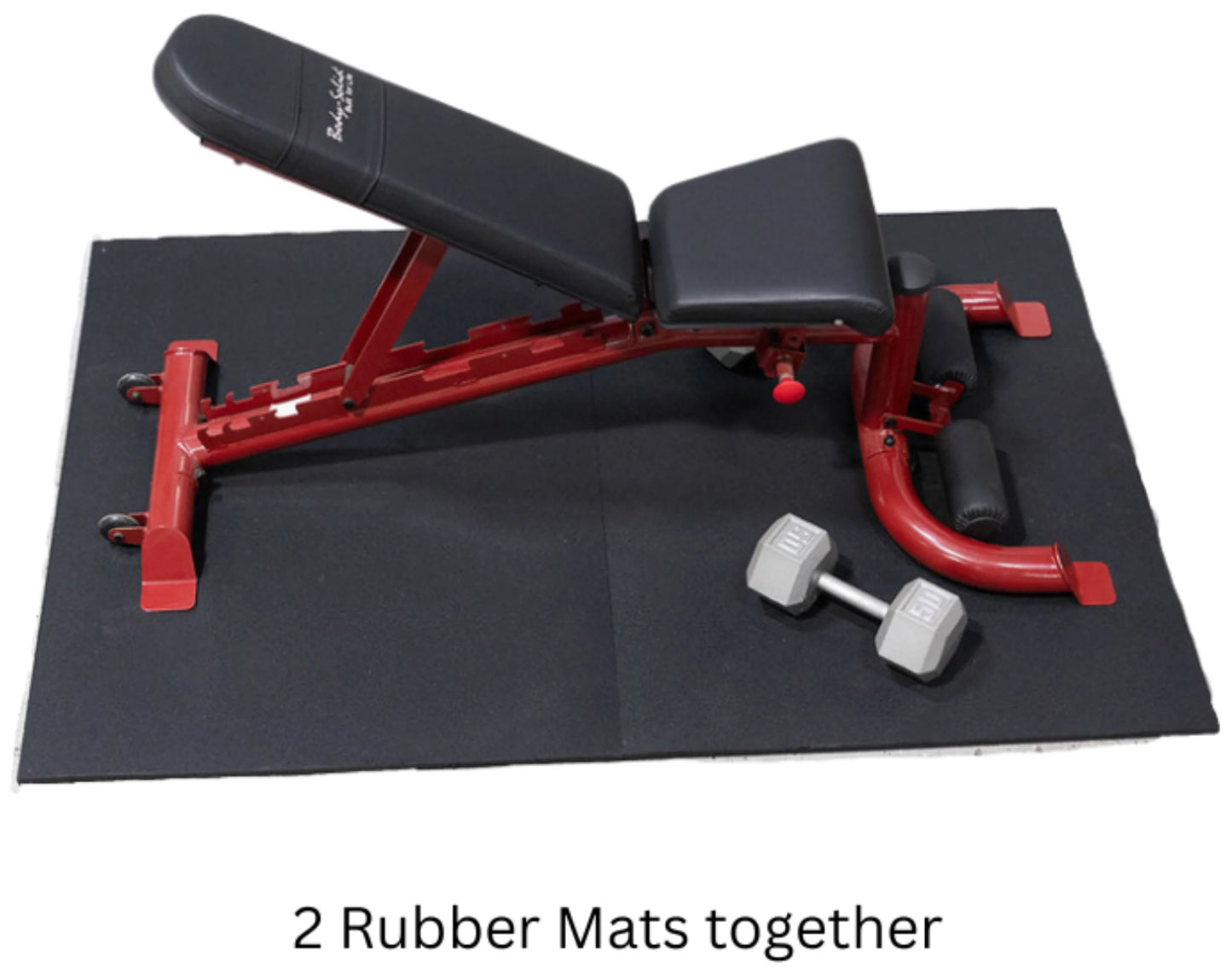 Body-Solid RFM3-4BLK3 Rubber Equipment Mat 3' x 4', 3/4" Thick (New)