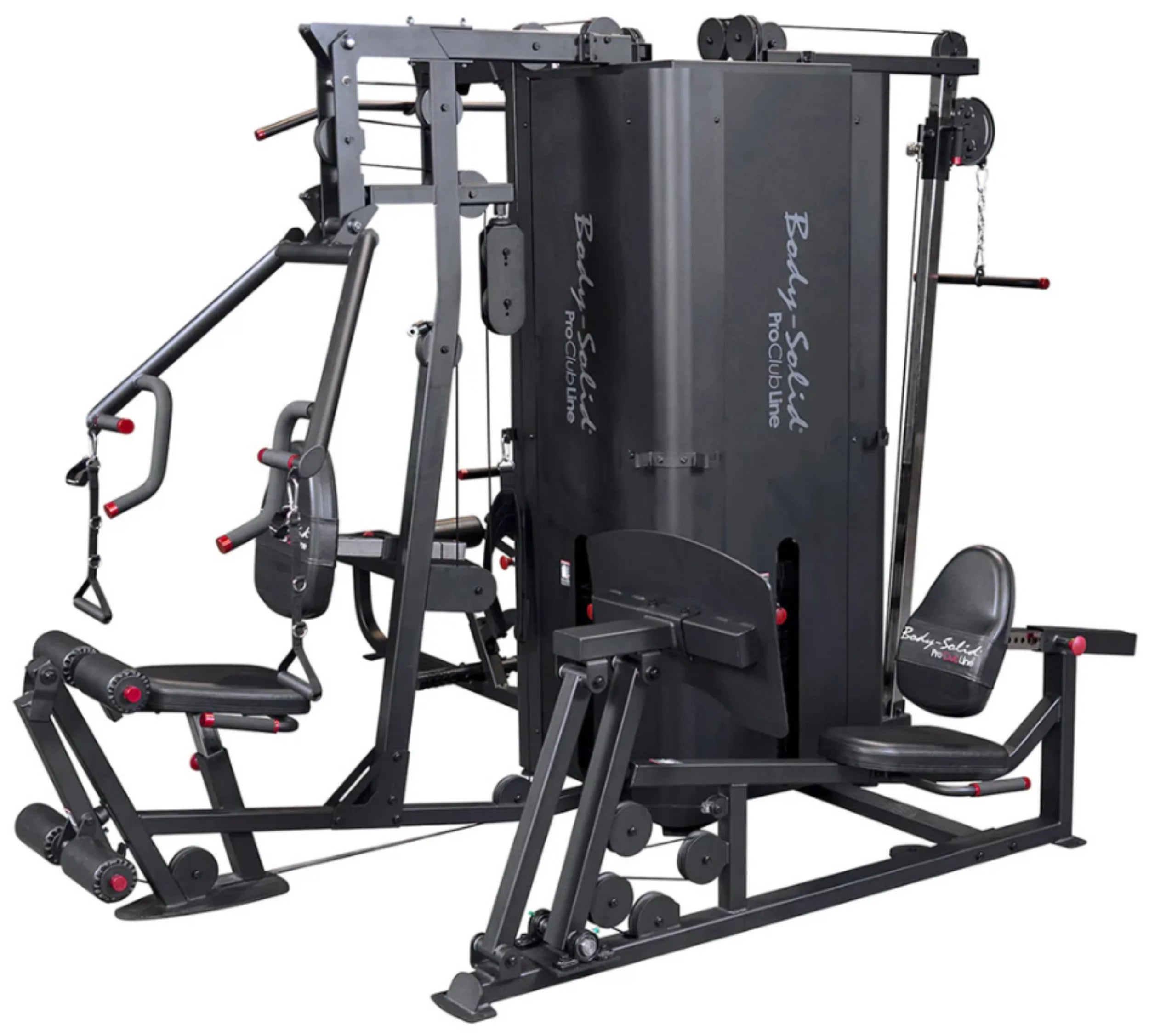 Body-Solid Pro Clubline S1000 Four-Stack Gym - Side View