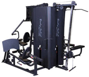 Body-Solid Pro Clubline S1000 Four-Stack Gym - Angled View