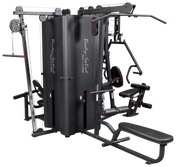 Body-Solid Pro Clubline S1000 Four-Stack Gym - Angled View