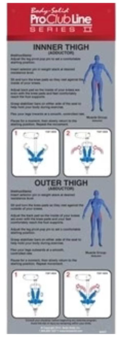 Body-Solid S2IOT-1 Series II Inner and Outer Thigh (New)