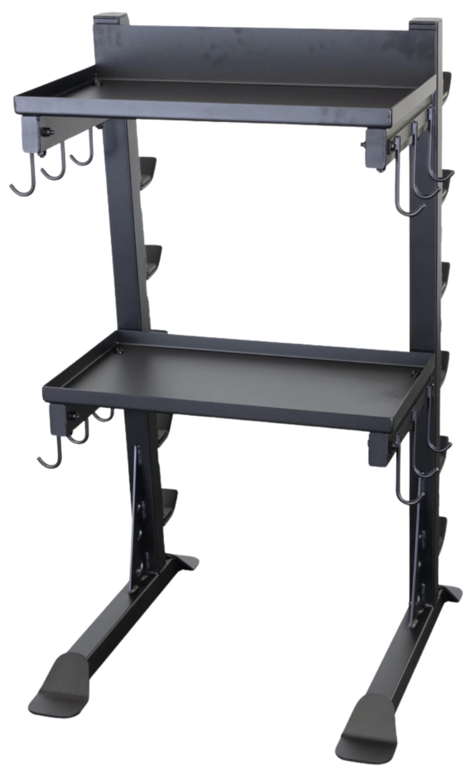 Body Solid Pro Clubline SAR100 Accessory Rack - Front View