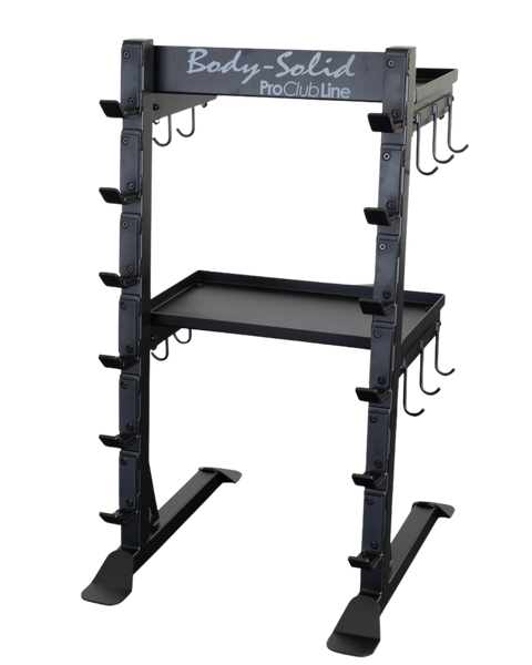 Body Solid Pro Clubline SAR100 Accessory Rack (New)