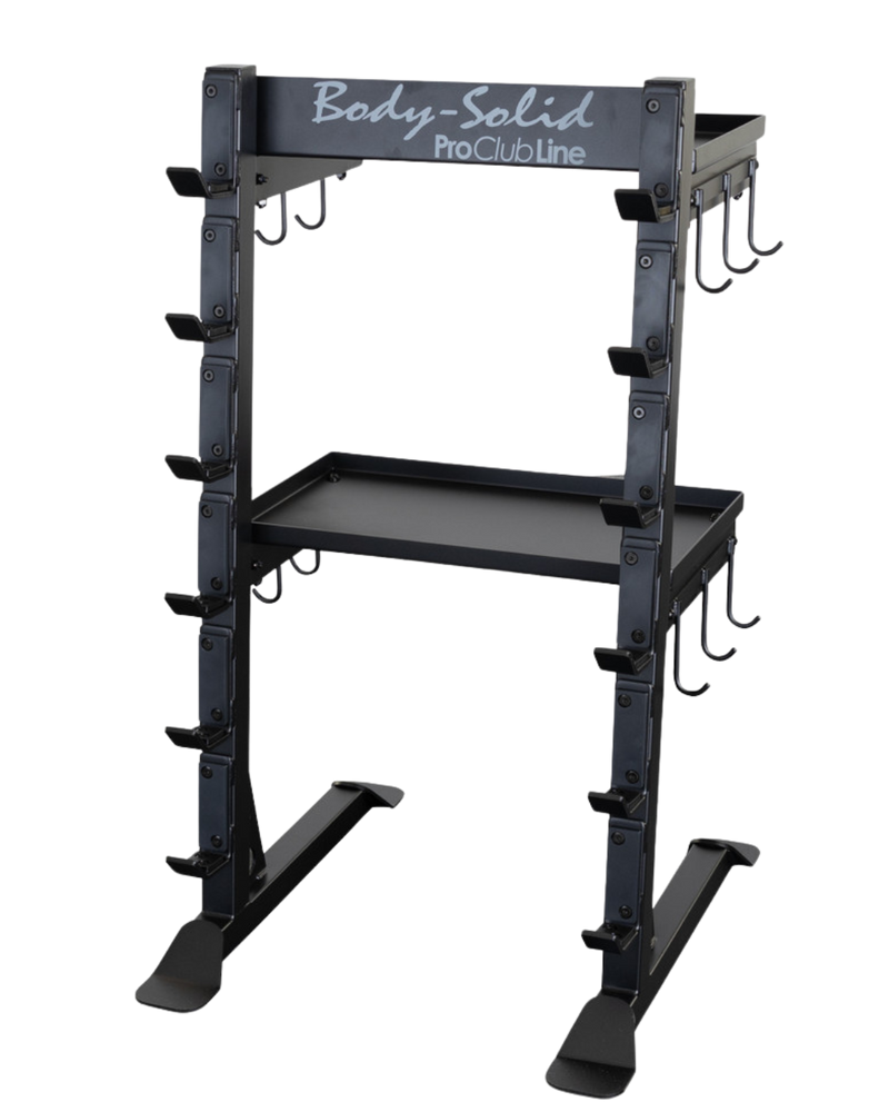 Body Solid Pro Clubline SAR100 Accessory Rack (New)
