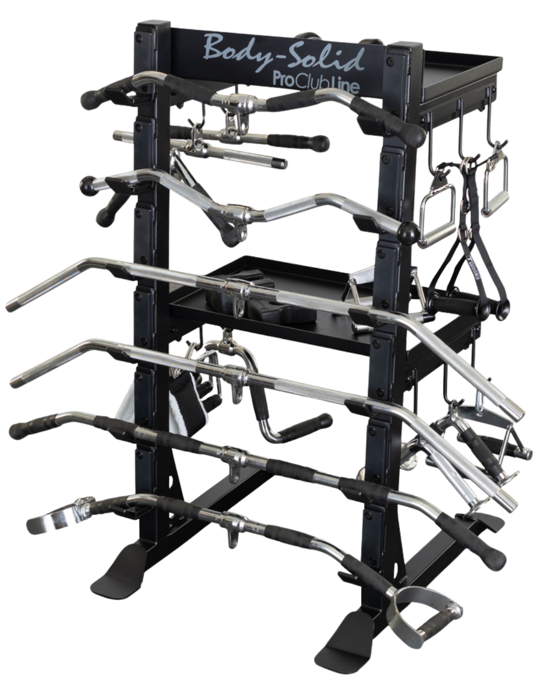 Body Solid Pro Clubline SAR100 Accessory Rack (New)