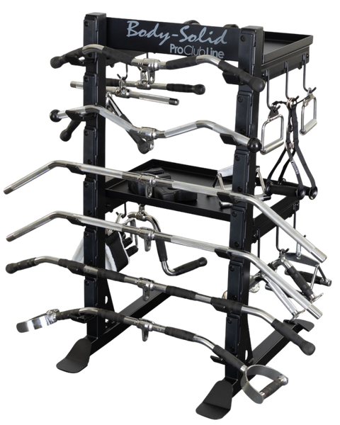 Body Solid Pro Clubline SAR100 Accessory Rack (New)