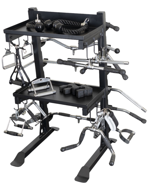 Body Solid Pro Clubline SAR100 Accessory Rack (New)