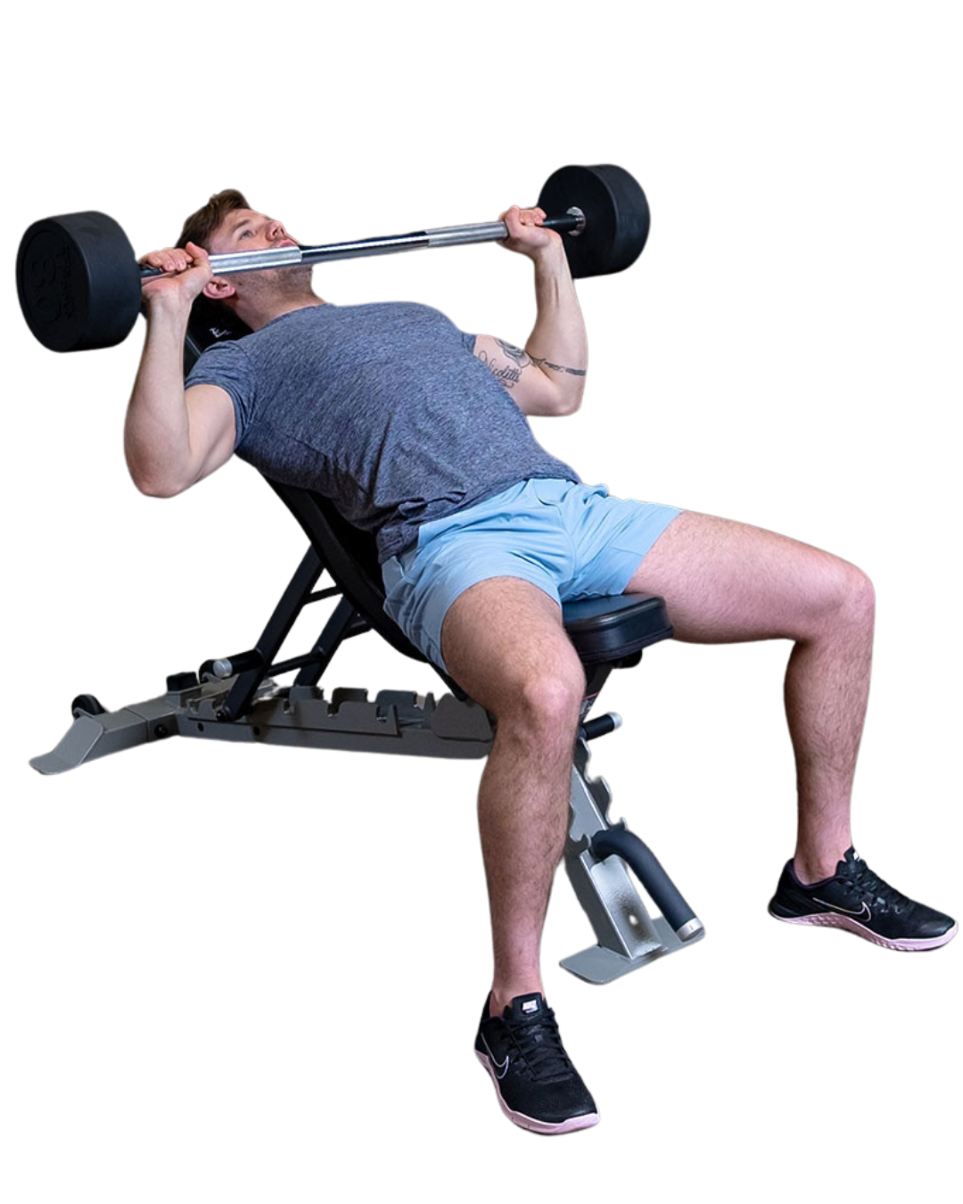 Body Solid SBB Fixed Weight Barbell Set, 10 Bars (New)