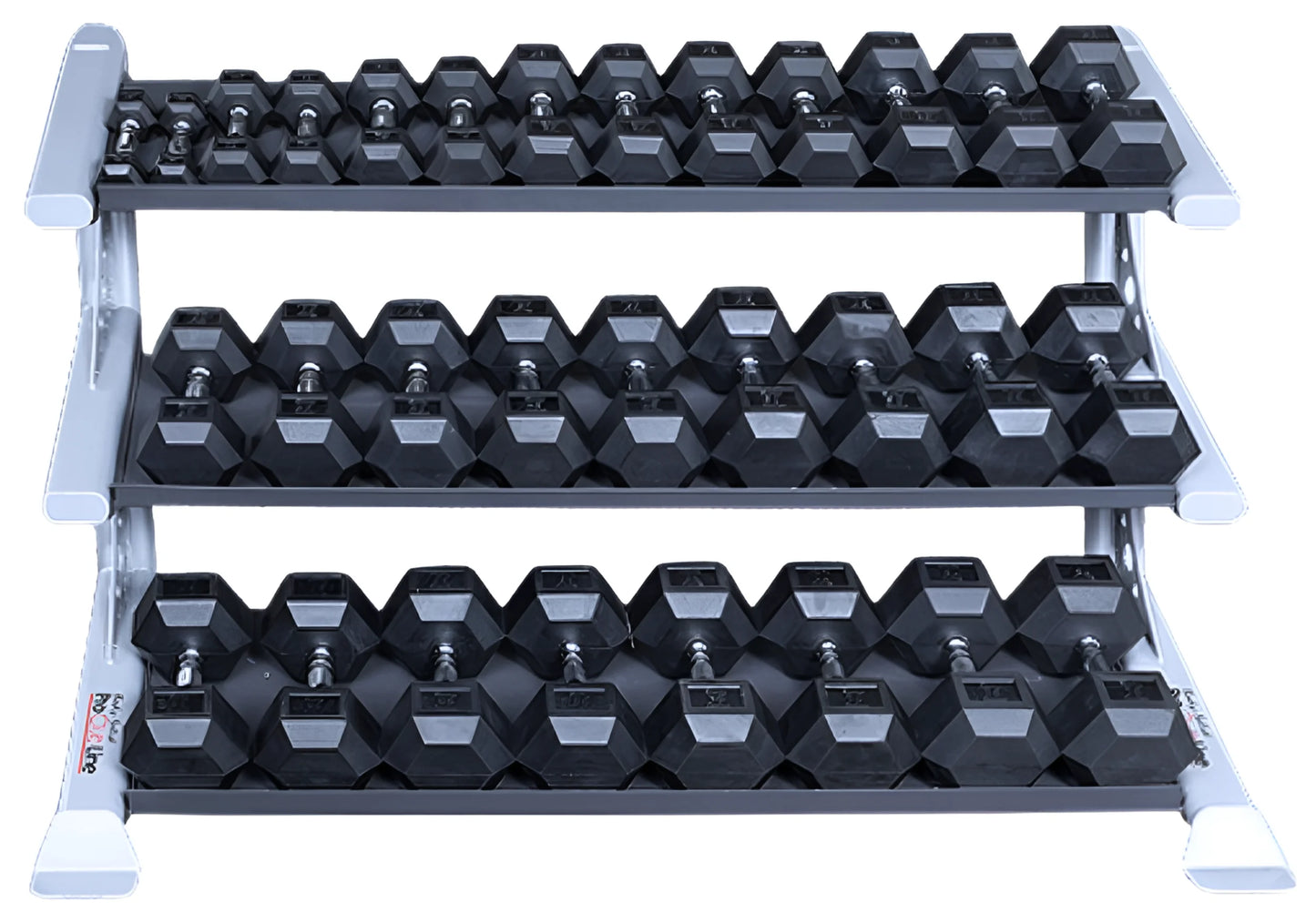 Body-Solid SDKR1000DB 3-Tier PCL Dumbbell Rack (New)