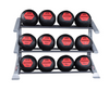 Body Solid SDKR1000MB 3 Tier PCL Medicine Ball Rack (New)