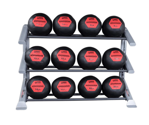 Body Solid SDKR1000MB 3 Tier PCL Medicine Ball Rack (New)