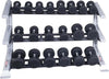Body Solid SDKR1000SD 3 Tier Saddle Dumbbell Rack (New)