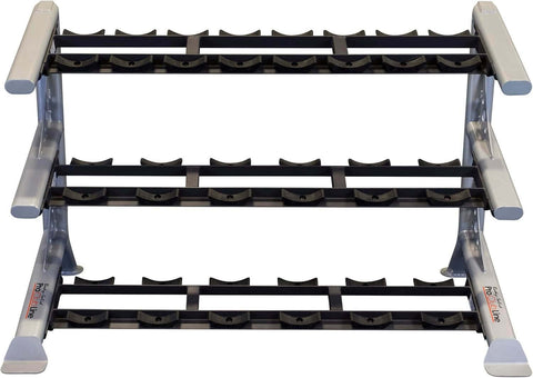 Body Solid SDKR1000SD 3 Tier Saddle Dumbbell Rack (New)