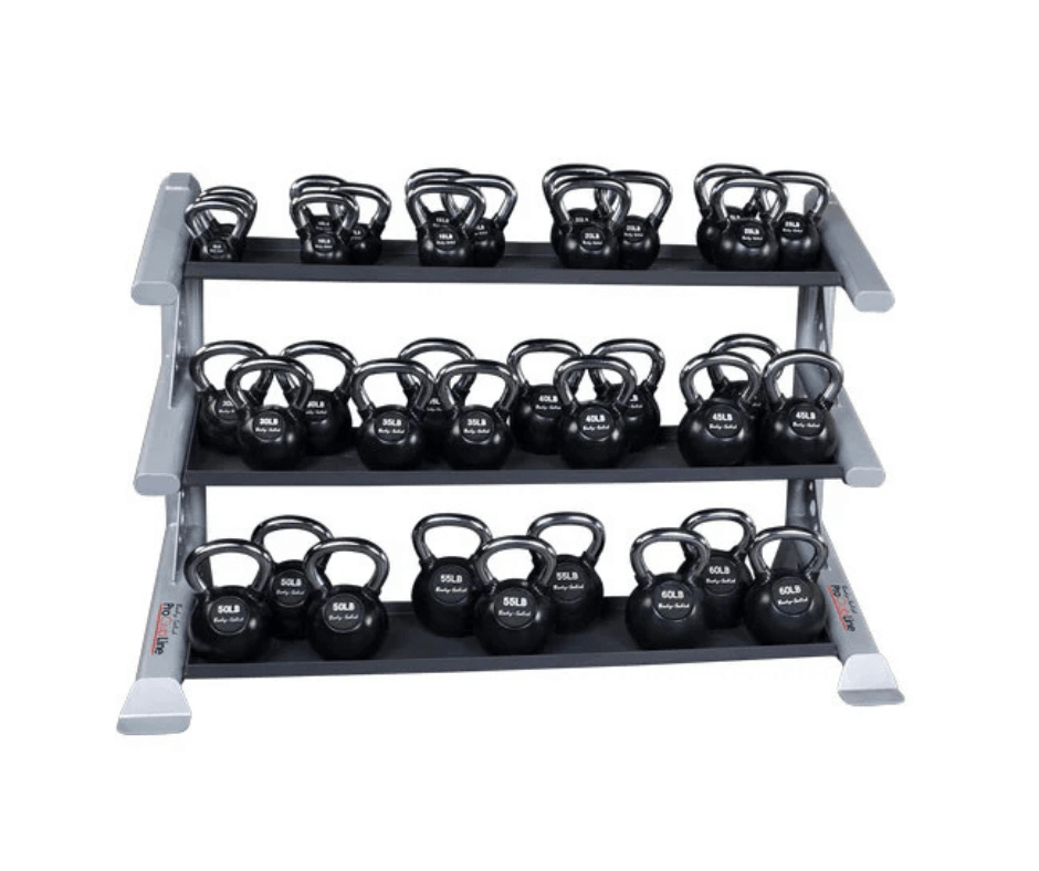 Body Solid SDKRKBR Pro Clubline Kettlebell Rack (New) Image 3