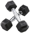 Body Solid SDRS550 Rubber Coated Hex Dumbbell Set 5 to 50 lbs. (New)