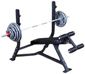 Body-Solid SODB250 Pro Clubline Olympic Decline Bench - Side View