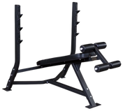 Body-Solid SODB250 Pro Clubline Olympic Decline Bench - Side View