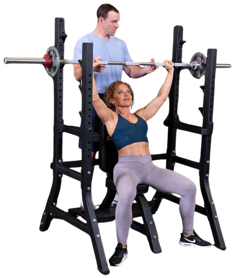 Body-Solid SOSB250 Pro Clubline Olympic Shoulder Press Bench (New)