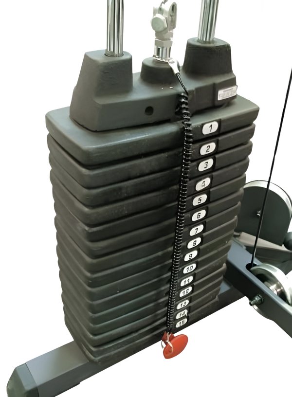 Body Solid SP300 300lb Selectorized Weight Stack - Close-Up View