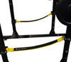 Body-Solid SPR1000SSBackP5 Extended Power Rack w/Adjustable Commercial Bench and Power Rack Strap Safeties (New)
