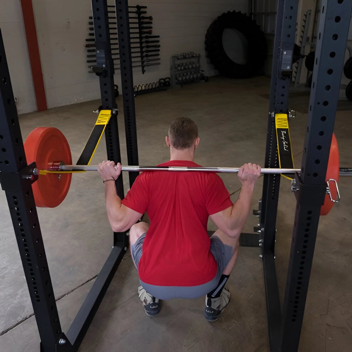 Body-Solid SPR1000SSBack Extended Power Rack w/Power Rack Strap Safeties (New)