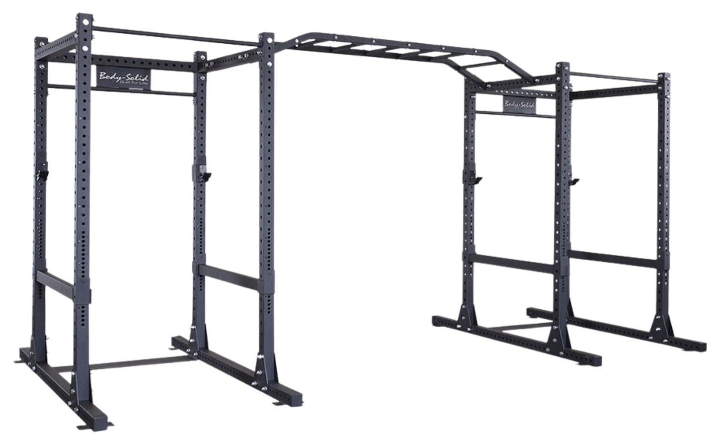 Body-Solid SPR1000SSDB Double Power Rack Package w/Power Rack Strap Safeties (New)