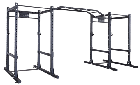 Body-Solid SPR1000SSDB Double Power Rack Package w/Power Rack Strap Safeties (New)