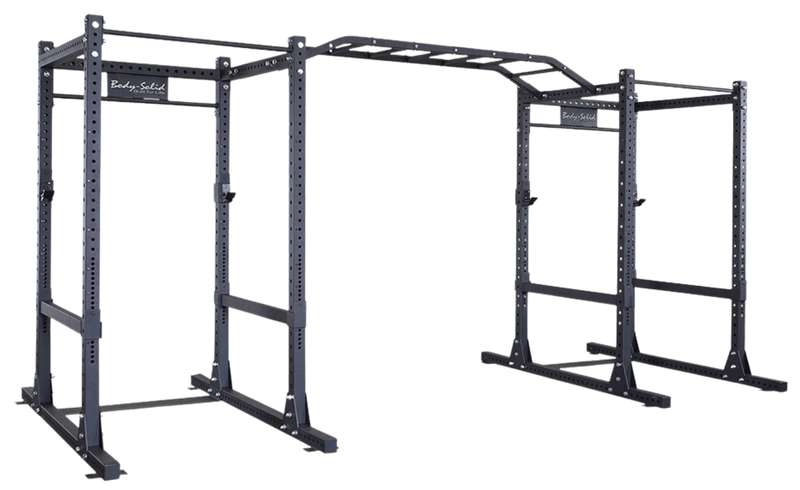 Body-Solid SPR1000SSDB Double Power Rack Package w/Power Rack Strap Safeties (New)