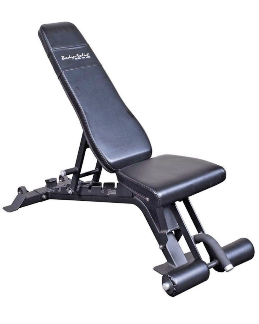 Body-Solid SPR1000SSP2 Commercial Power Rack w/Power Rack Strap Safeties + Adjustable Bench (New)