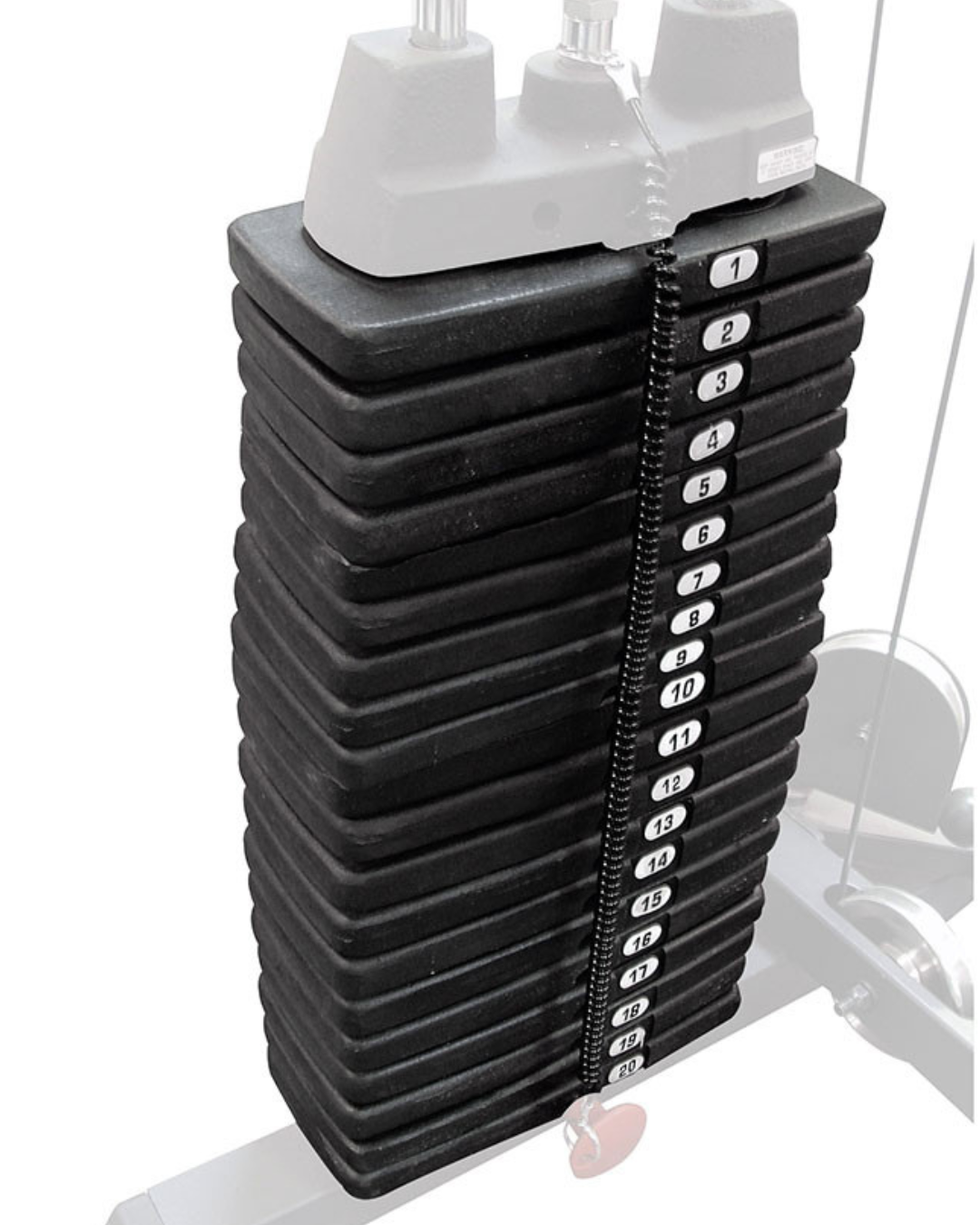 Body Solid WSP200 200 lb Premium Weight Stack