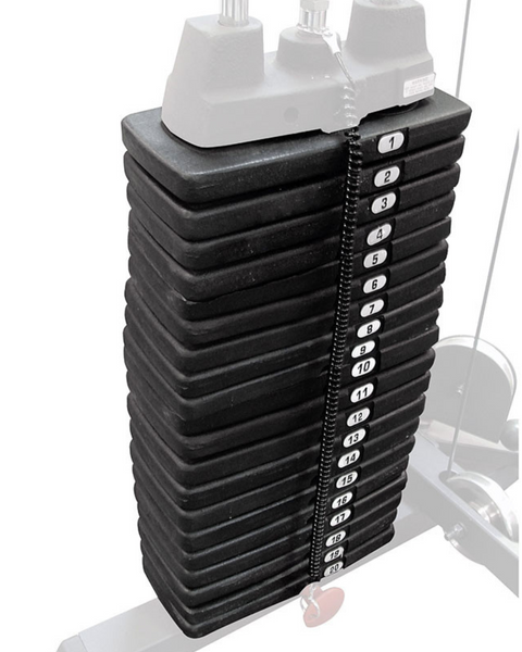 Body Solid WSP200 200 lb Premium Weight Stack (New) Image