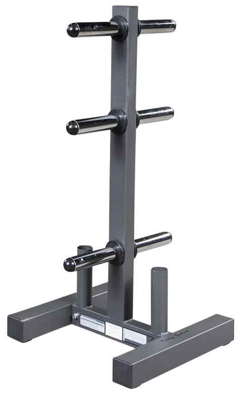 Body Solid WT46 Olympic Plate Tree & Bar Holder (New)