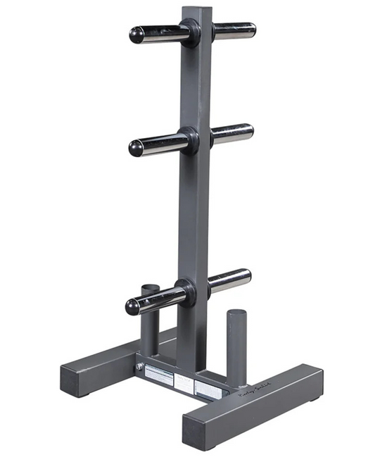 Body Solid WT46 Olympic Plate Tree & Bar Holder (New)