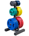Body Solid WT46 Olympic Plate Tree & Bar Holder (New) Image 2