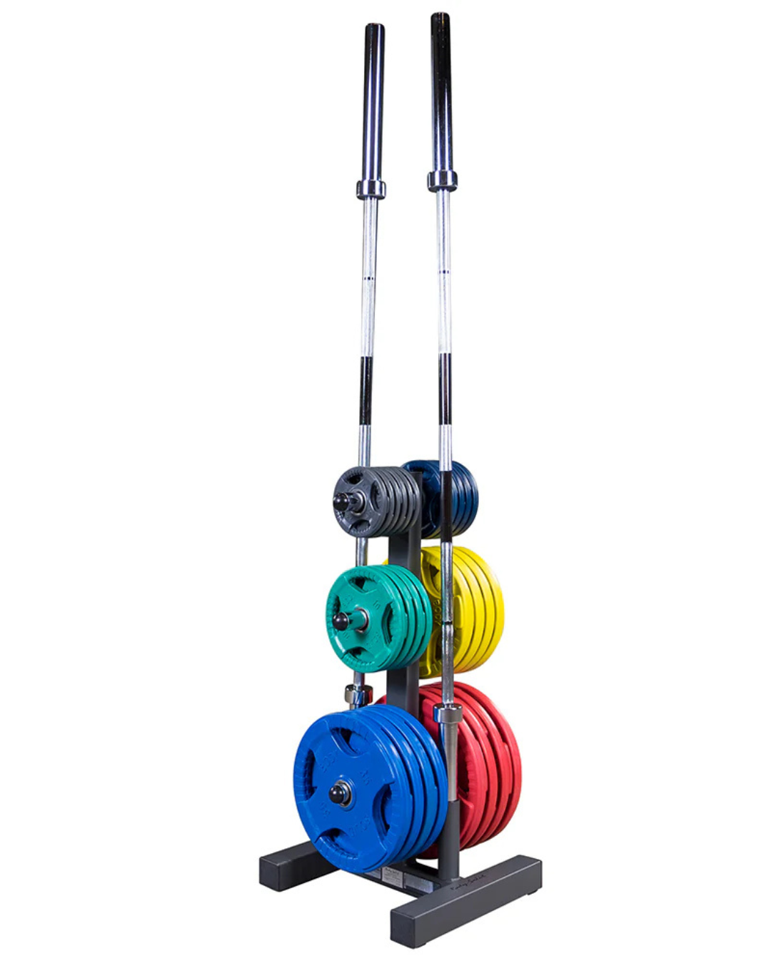 Body Solid WT46 Olympic Plate Tree & Bar Holder (New) Image 3