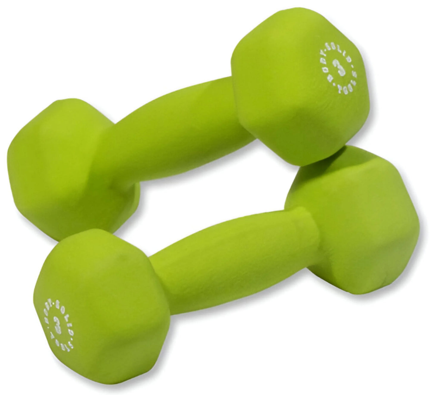 Body-Solid BSTNDS110 Neoprene Dumbbell 1-10 lbs. Set (New)