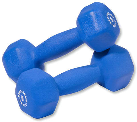 Body-Solid BSTNDS110 Neoprene Dumbbell 1-10 lbs. Set (New)