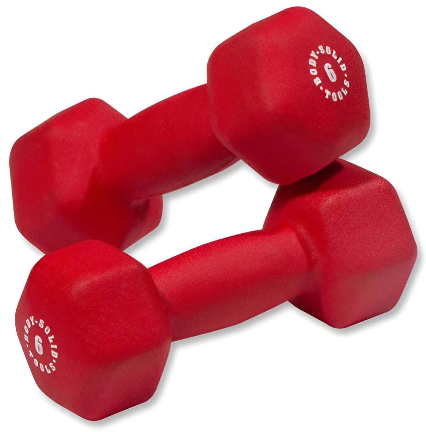 Body-Solid BSTNDS110 Neoprene Dumbbell 1-10 lbs. Set (New)