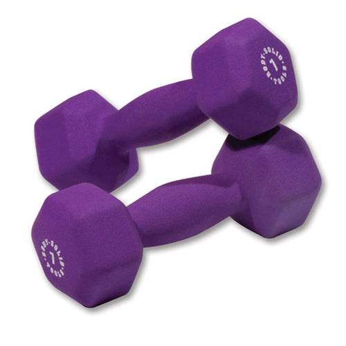 Body-Solid BSTNDS110 Neoprene Dumbbell 1-10 lbs. Set (New)