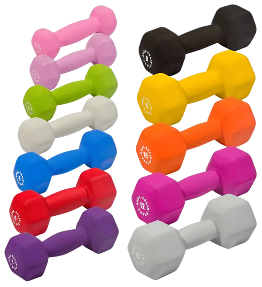 Body-Solid BSTNDS110 Neoprene Dumbbell 1-10 lbs. Set (New)