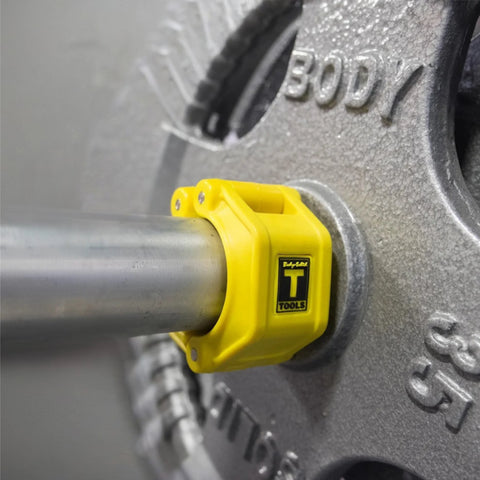 Body Solid BSTLJO2 OLY 2 Lock Jaw Collars - Yellow (New)